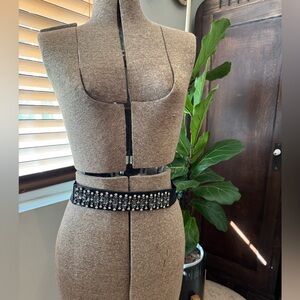 Black Belt with Silver Studs